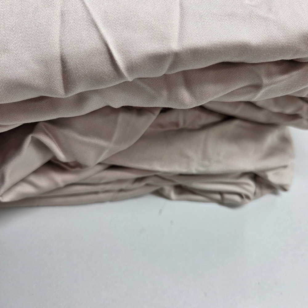 NWOT QUINCE Bamboo Duvet Cover King/Cal King Sand 4913 - Picture 8 of 9